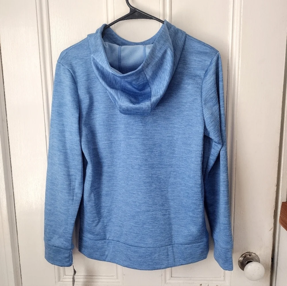 Girls Adidas Blue Hooded Sweatshirt XL